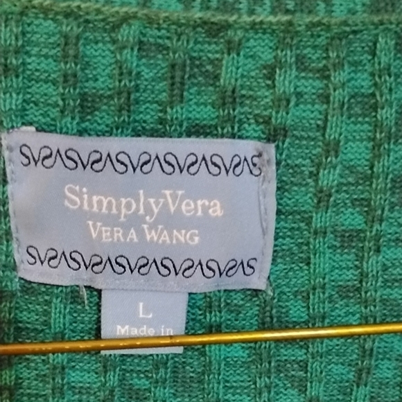 Green Cardigan Sweater - Picture 2 of 7